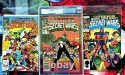MARVEL SUPER HEROES SECRET WARS #1-12 full run complete-VF-NM-#8 CGC 9.0