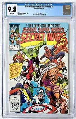 MARVEL SUPER HEROES SECRET WARS #1 (1984) CGC Graded 9.8 WHITE Pages
