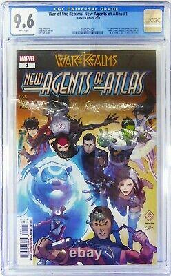 MARVEL War of the Realms NEW AGENTS OF ATLAS #1 CGC 9.6 Key FIRST APPEARANCES