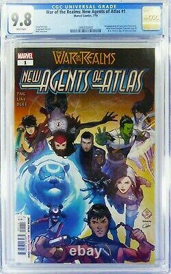 MARVEL War of the Realms NEW AGENTS OF ATLAS #1 CGC 9.8 Key FIRST APPEARANCES
