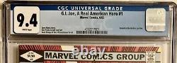 Marvel 1982 G. I. Joe Real American Hero #1 Cgc 9.4 Nm Key Issue