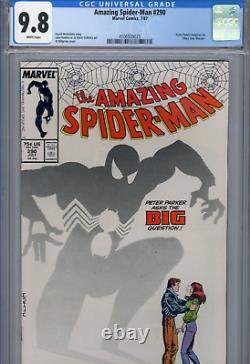 Marvel AMAZING SPIDERMAN #290 MT 9.8 CGC WHITE PAGES MILGROM PARKER PROPOSES