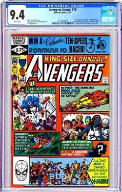 Marvel AVENGNERS ANNUAL (1981) #10 Key 1st ROGUE App X-MEN MCU Coming CGC 9.4 NM
