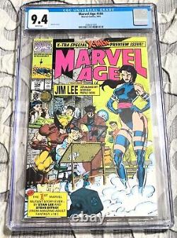 Marvel Age #104 Jim Lee Cover Psylocke CGC 9.4