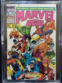 Marvel Age #12 CGC 9.4 NM 1st Black Costume Pre-Dates Amazing Spider-Man #252 WP