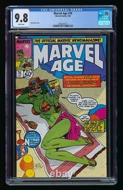 Marvel Age #76 (1989) Cgc 9.8 She-hulk Bikini