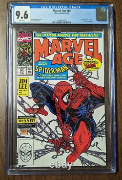 Marvel Age #90 (1990) CGC 9.6 Blue Label Todd McFarlane Spider-Man