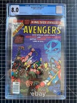Marvel Avengers Annual #7 CGC 8.0 Thanos Death Of Warlock