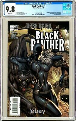 Marvel BLACK PANTHER (2009) #1 CGC 9.8 Iconic SHURI J. Scott CAMPBELL Cover MCU