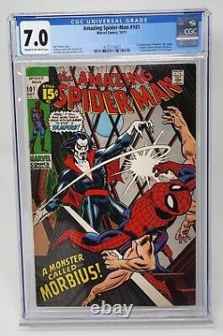 Marvel Comics Amazing Spider-Man #101 CGC 7.0 Oct 1971 1st app Morbius
