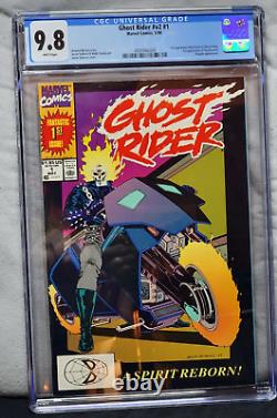 Marvel Comics Ghost Rider #1 CGC 9.8 1st Dan Ketch v2 1990
