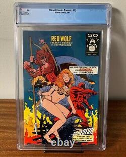 Marvel Comics Presents #72 CGC 9.8 White Pages Origin of Wolverine / Weapon X