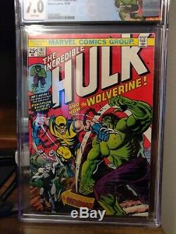 Marvel Comics The Incredible Hulk #181 1st Wolverine App. CGC 7.0 White Pages