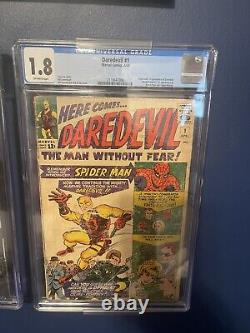 Marvel Daredevil #1 CGC 1.8 (1964) 1st Matt Murdock 1st Karen page 1st Foggy
