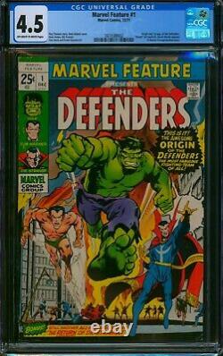 Marvel Feature #1? CGC 4.5? 1st Appearance of the DEFENDERS! Comic 1971