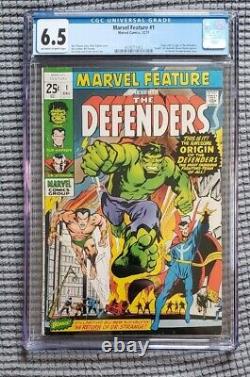 Marvel Feature #1 CGC 6.5 1st Appearance & Origin Of The Defenders! Beautiful