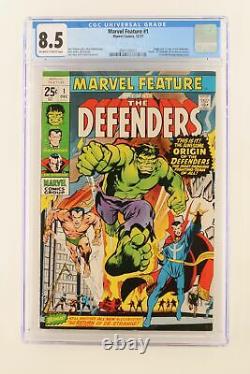 Marvel Feature #1 Marvel 1971 CGC 8.5 Origin and 1st Appearance of Defenders