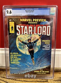 Marvel Preview #4 CGC 9.6. 1st Appearance/Origin of Star-Lord. WHITE Pages