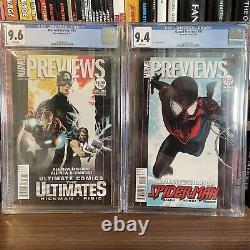 Marvel Previews 94 95 Cgc First Miles Morales Pre Dates Ultimate Fallout 4