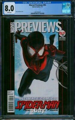 Marvel Previews #95? CGC 8.0? 1st Miles Morales Cover! Preview Comic 2011