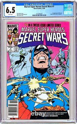 Marvel SUPER-HEROES SECRET WARS #7 CGC 6.5 + SECRET WARS II #3 CGC 9.6 SET