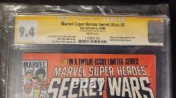 Marvel Secret Wars #8 CGC 9.4 Signed by Mike Zeck. 1st App Spider-Man Black Suit