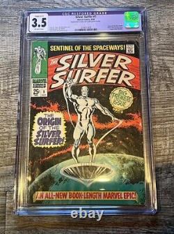 Marvel Silver Surfer #1 1968 CGC 3.5 Restored 1st Solo Title