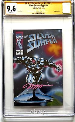 Marvel Silver Surfer Ashcan Jim Lee CGC SS 9.6 RARE HTF signed by Jim Lee