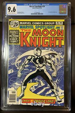 Marvel Spotlight #28 CGC 9.6 Off-White to White pages 1976 1st solo Moon Knight