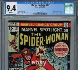 Marvel Spotlight #32 1977 CGC 9.4 White Pages 1st App of Spider-Woman Origin Key