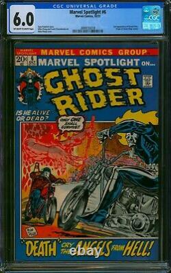 Marvel Spotlight #6? CGC 6.0? 2nd Appearance of GHOST RIDER! Comic 1972
