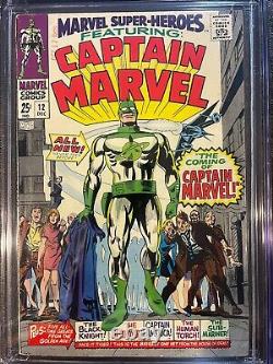 Marvel Super-Heroes #12 CGC 5.0 OW 1st Captain Mar-Vell Yon-Rogg Una Key 1967
