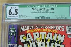 Marvel Super Heroes #13 Captain Marvel First Carol Danvers CGC 6.5 Green Label