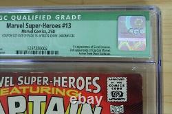 Marvel Super Heroes #13 Captain Marvel First Carol Danvers CGC 6.5 Green Label