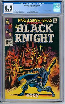 Marvel Super-Heroes 17 CGC Graded 8.5 VF+ Black Knight Marvel Comics 1968