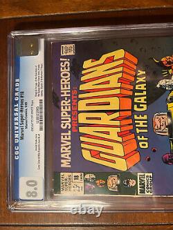 Marvel Super Heroes. #18 1/69 Cgc 8.0 Crow First Guardians Of The Galaxy! Nice