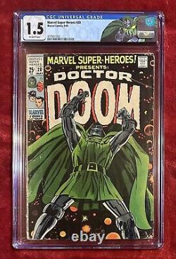 Marvel Super Heroes #20 (1969) CGC 1.5 1st App Of Valeria Doom Custom Label