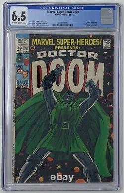 Marvel Super-Heroes #20 CGC 6.5 1969 Doctor Doom story, 1st app of Valeria