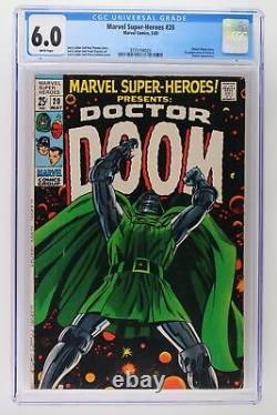 Marvel Super-Heroes #20 Marvel 1969 CGC 6.0 Doctor Doom story