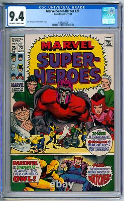 Marvel Super-Heroes 23 CGC Graded 9.4 NM X-Men Marvel Comics 1969