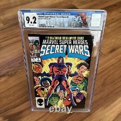 Marvel Super Heroes Secret Wars 1,2,3,4,5,6,7,8,9,10,11,12 Complete Set CGC