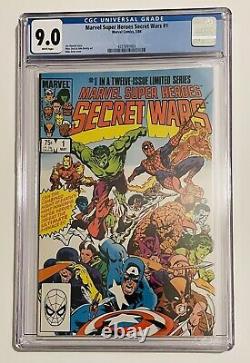 Marvel Super Heroes Secret Wars #1 CGC 9.0 Graded 5/84 Marvel Comics