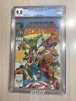 Marvel Super Heroes Secret Wars 1 Cgc 9.2 Nm- White Pages 1984 Brand New Case