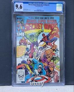 Marvel Super Heroes Secret Wars #1 Cgc 9.6 1984 White Pages Zeck Beatty Shooter