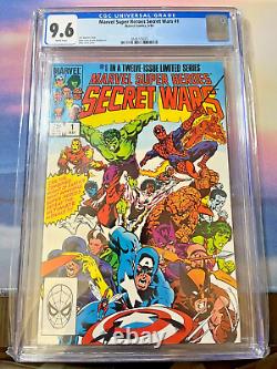 Marvel Super Heroes Secret Wars #1 Mike Zeck cover 5/1984 CGC 9.6 WP