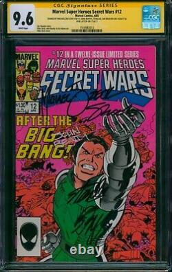 Marvel Super Heroes Secret Wars #12? CGC 9.6 5X SIGNED STAN LEE + MORE? 1985