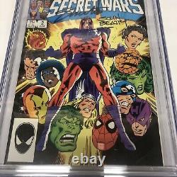 Marvel Super Heroes Secret Wars (1984) # 2 (CGC 9.8 SS) Signed Beatty Shooter