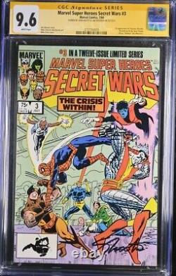 Marvel Super Heroes Secret Wars (1984) # 3 (CGC 9.6 SS) Signed Beatty Shooter