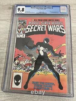 Marvel Super Heroes Secret Wars #8 (1984) CGC 9.8 WHITE Symbiote! VENOM