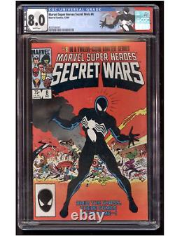 Marvel Super Heroes Secret Wars 8 CGC 8.0 Origin of Alien Symbiote 1984